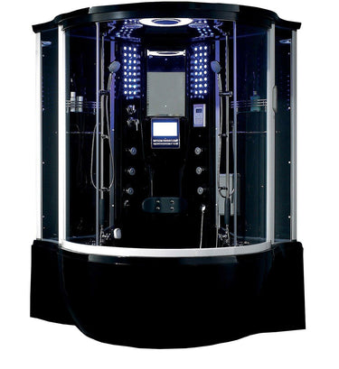 Maya Bath Florence-Black Steam Shower Steam Shower Maya Bath